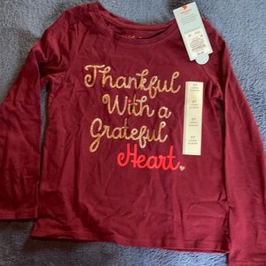 Maroon Cat&Jack LS tee